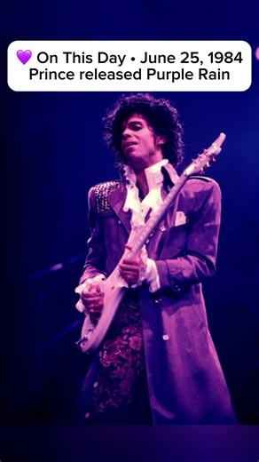 Prince Released Purple Rain On This Day (1984) 💜