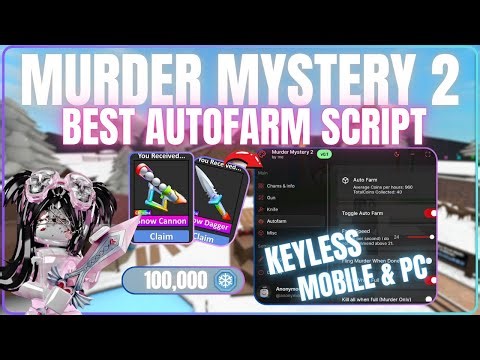 [FULL TUTORIAL] MM2 Script No Key! 🎅 | ❄️ AUTOFARM , ESP , AIMBOT ❄️ | Pastebin 2025 Winter Update !