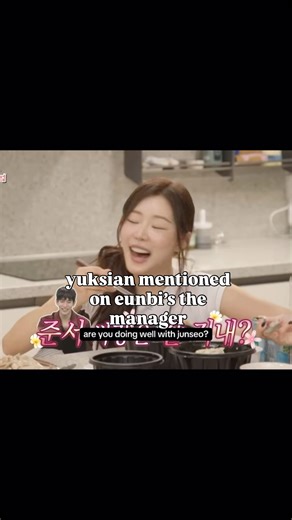 leesian_ys on Instagram: "double update because we got sian on the manager with eunbi yesterday and junseo was mentioned 😆 again with the deflecting and flustered expression, its nice to know theyre doing well 💫 cant wait for SI reunion at junseo’s exhibition #LeeSian #이시안 #singlesinferno4 #singlesinferno #솔로지옥 #솔로지옥4 #yuksian #육시안 #kdatingshow #yukjunseo #육준서 #singlesinfernocouple #sian #junseo #netflix #produce48 #netflixkshow #hotcouple #koreancouple #viralcouple #kwoneunbi #themanager"