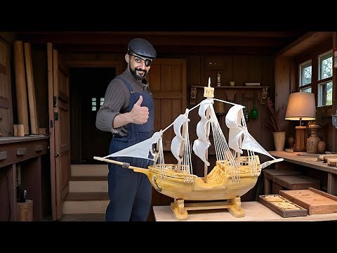 Building a Pirate Ship from Scratch | DIY Wooden Masterpiece