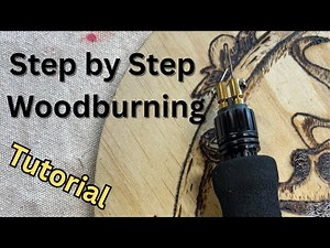 🔥 How to Wood Burn/Pyrography for Beginners/DIY Wood Art Made Simple/Step by Step Art Project 🔥