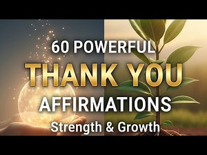 BOOST CONFIDENCE & MOTIVATION | POWERFUL “THANK YOU” Affirmations & Daily Gratitude