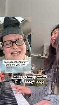 Adding chords under the “Benny” song