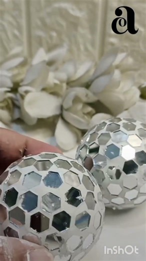 Mirror Mosaic Art #diy #craft ##shortvideo