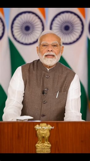 Dipak Rajput on Instagram: "Prime Minister of india @narendramodi Wish Strong development Flag Indian Sign Language Religion you all member State's children and young family Respect. Follow :- @dipak_rajput_deaf Join share #india #modi #narendramodi #signlanguage #deaf"