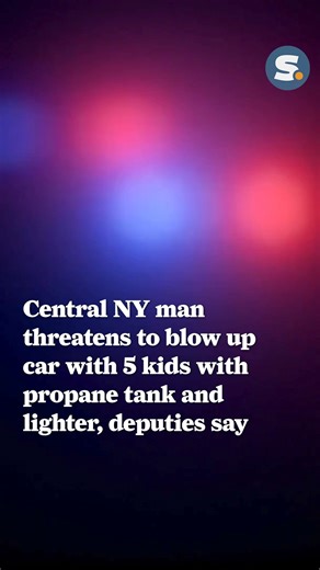32K views · 56 reactions | A man was arrested after threatening to blow up a car he and five children were in with a propane tank and lighter, deputies said. Read more: https://l.syracuse.com/edfAqG | syracuse.com | Facebook