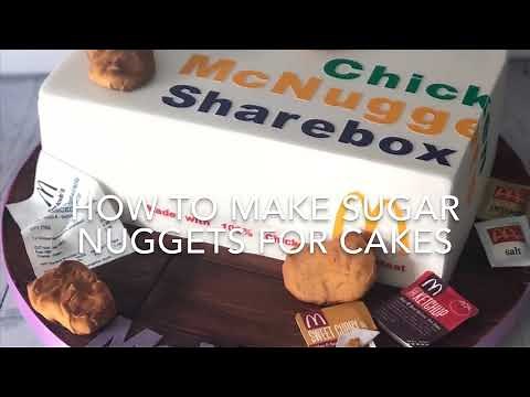 How to make sugar nuggets for McNugget birthday cake