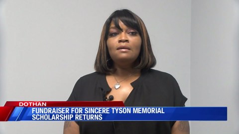Fundraiser for Sincere Tyson memorial scholarship returns this weekend