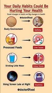 Your Daily Habits Could Be Hurting Your Health | Small Changes, Big Results #healthylifestyle