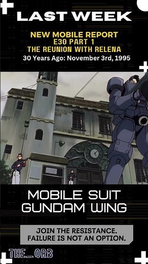 Gundam Wing E30 So The World May See #anime #action #retro #nostalgia #shorts #scifi #robot #toonami