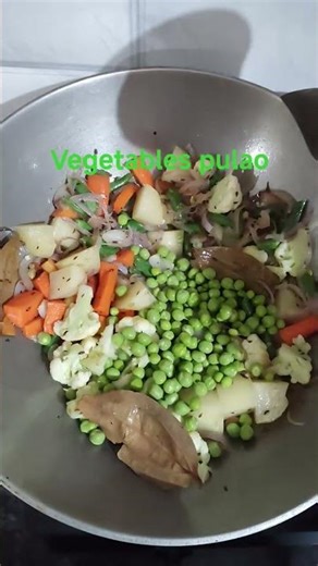 Vegetable pulao in Pressure Cooker 🥘🍲🫕#shorts #pulao #pulaorecipe #vegetablepulao