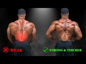 7 BEST Exercises For Strong Lower Back and Thicker