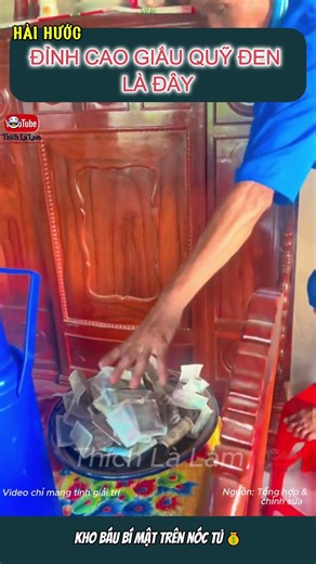 ĐỈNH CAO GIẤU QUỸ ĐEN LÀ ĐÂY 😂💰 | #thichlalam #quyden #shorts