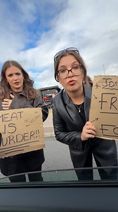 902K views · 15K reactions | Vegan Activists wear Leather Jackets by KFC 藍藍藍 #vegan #kfc #leather #karen | Wall of Entertainment | Facebook