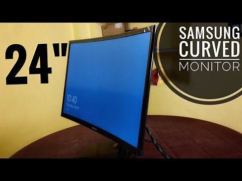 Samsung 24 inch Curved Monitor LC24F390FHWXXL Unboxing & Quick Review🔥
