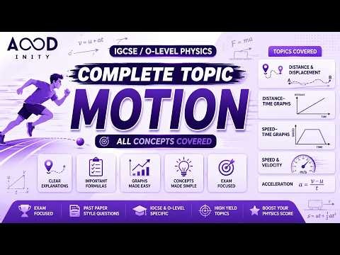 Complete #1.2 Motion (Kinematics) Explained | IGCSE & O Level Physics