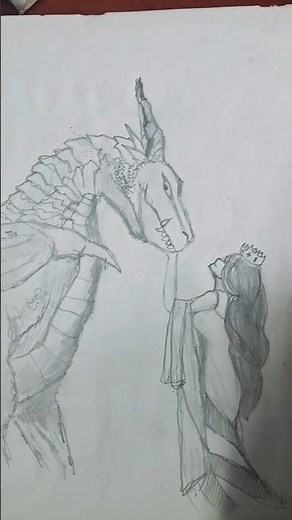 aesthetic drawing|| dragon drawing|| easy drawing #demonslayer #anime #manga #drawing #ilustration