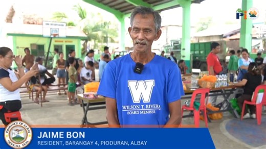 𝐖𝐀𝐓𝐂𝐇: Interview with Jaime Bon, a resident of Barangay 4, Pioduran, Albay during the Palit Basura Program on December 4, 2025. Bon said that this initiative helps them to turn their trash into essential goods that they can be used for their everyday needs. He also shares that he is also collecting trash not just in their house but also around their barangay to help sustain the cleanliness and to practice proper waste segregation in their community. LGuazon, Albay PIO 🎥Rico | Albay Provinc