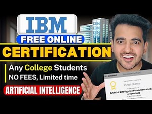 IBM Launched Online Course ➤ FREE Artificial intelligence Training With Free Certificate in 2025