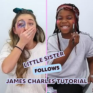 38K views · 155 reactions | How Well Can My Sister Follow This Makeup Tutorial? | Brooklyn and Bailey | Facebook