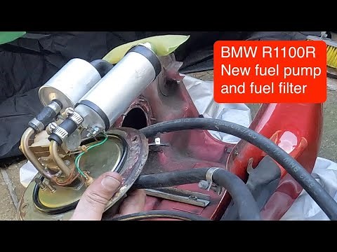 BMW R1100R New fuel pump and fuel filter