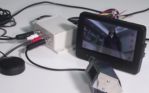 敏视1080P 24GHz毫米波车载探测雷达