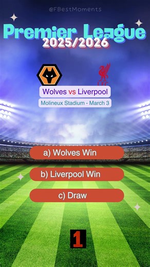 Wolves vs Liverpool Premier League 2026 Prediction | Who Will Win? #match #prediction #liverpool