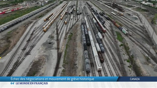 Canada : mouvement de grève historique dans le secteur ferroviaire