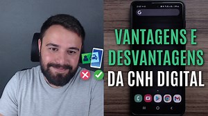 15K views · 1.1K reactions | VANTAGENS E DESVANTAGENS DA CNH DIGITAL Você sabia que, atualmente, é possível acessarmos nossa Carteira Nacional de Habilitação através do celular? A CNH Digital está disponível por meio do aplicativo “Carteira Digital de Trânsito” e substitui o modelo de papel. Eu conto as vantagens e as desvantagens da CNH Digital no vídeo de hoje! | Bruno Siqueira - Simplificando Celular | Facebook