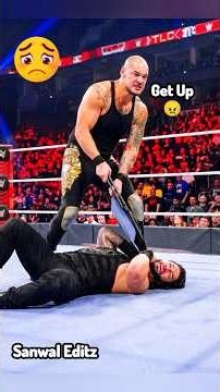 Roman Reigns Couldn't Stop Baron Corbin!😲 Tribal Chief vs King Corbin - Pure Chaos! 👑😱.#SanwalXeditz
