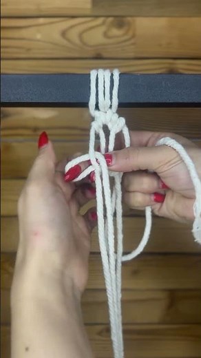Macrame weaving pattern#macrametutorial