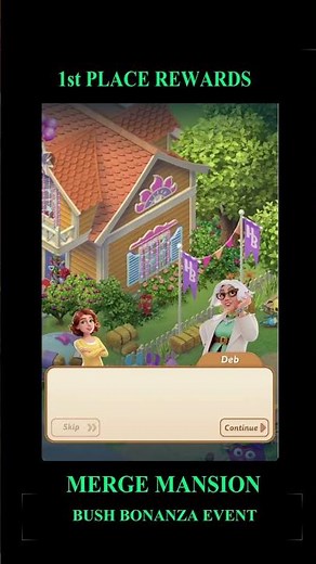 Merge Mansion - Bush Bonanza Event - 1ST PLACE REWARDS - CaroGamesNL