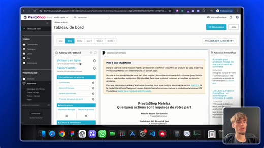 🎓 Formation PrestaShop – BTS NDRC 🎨 Gérer la personnalisation du produit par le client sur PrestaShop Tu veux offrir à tes clients la possibilité de personnaliser leurs produits directement sur ta boutique en ligne ? Dans ce nouveau tutoriel EP Studly, découvre comment activer et configurer la personnalisation produit sur PrestaShop 🛍️ 👉 Tu apprendras à : • Ajouter des champs personnalisables (texte, image, fichier, etc.) • Configurer la personnalisation selon le type de produit • Gérer les 