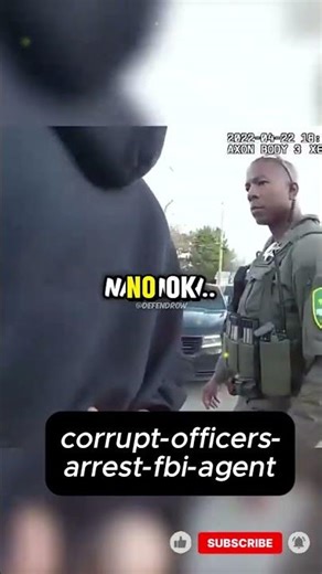 Corrupt Officers Arrested The WRONG FBI Agent 😳🚨 #viral #police