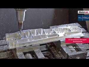 Mastercam 2022: "3D Dynamisches Schruppen" mit der Dynamic Motion Technologie