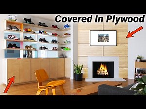 I Remodeled My Living Room by Covering it in Plywood