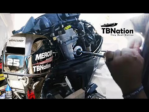 Mercury 25hp Oil & Gear Lube Change | POST-BREAK IN! | Mercury 25hp EFI 4-stroke outboard motor
