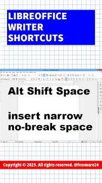 LibreOffice Writer shortcuts #shortsfeed #viral #trending #shorts #youtubeshorts #libreofficewriter