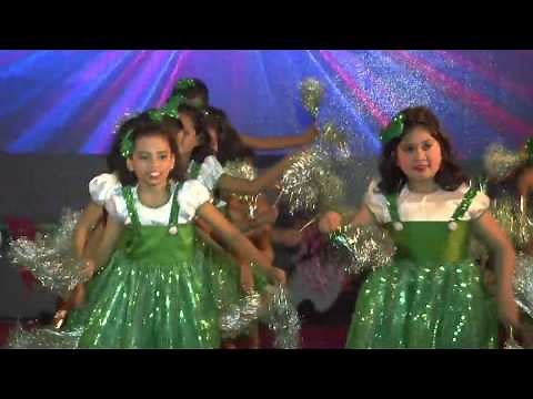 PomPom Dance performance by junior children 21-Dec-2017 at S.K-Memorial