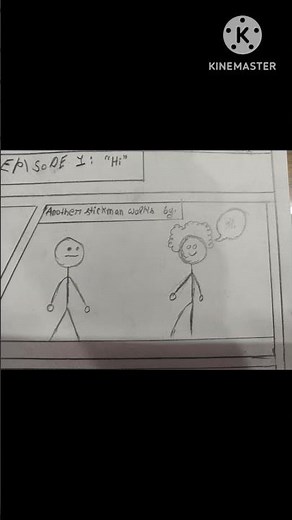 Stickman that Thinks Too Much | ep1 "Hi" | #funny #comedy #comics #funnycomics