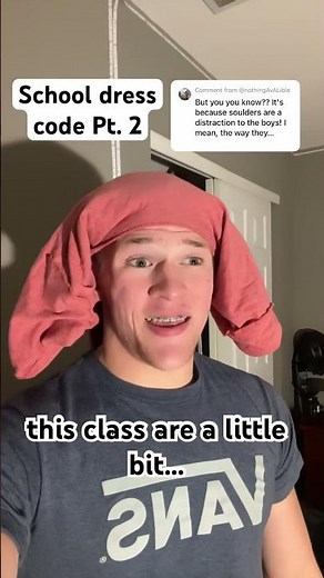 Schools dress code Pt. 2 #funny #relatable #school #dresscode #comedy #fyp