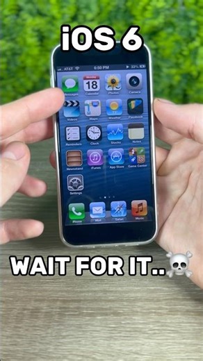 iOS 6 on an iPhone 13?👀☠️ #apple #appleiphone #iphone #ios #ios6 #ios18 #iphone16 #appleproducts