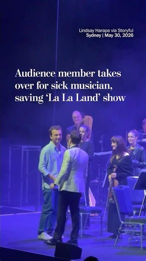 Audience member takes over for sick musician, saving ‘La La Land’ show