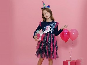 Watch DXTON Girl Winter Tutu Dresses Long Sleeve Outfits on Amazon Live