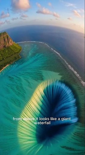 The Waterfall That Flows Underwater