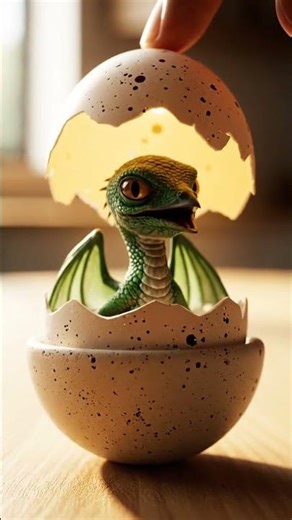 Cracking Mystery AI Eggs! 🥚 You Won't Believe What’s Inside! (Dragon vs Shark) #asmr #egg #aivideo