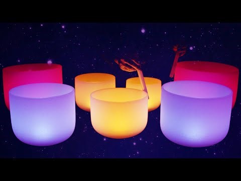 432Hz Crystal Bowl Soundbath - Calm Mind and Body - Align 7 Chakras