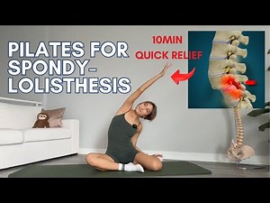 10 min Spondylolisthesis relief workout (Pilates inspired)