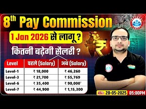8th Pay Commission Latest Update | 8वें वेतन आयोग से कितनी बढ़ेगी सैलरी ? Details By Ankit Bhati Sir