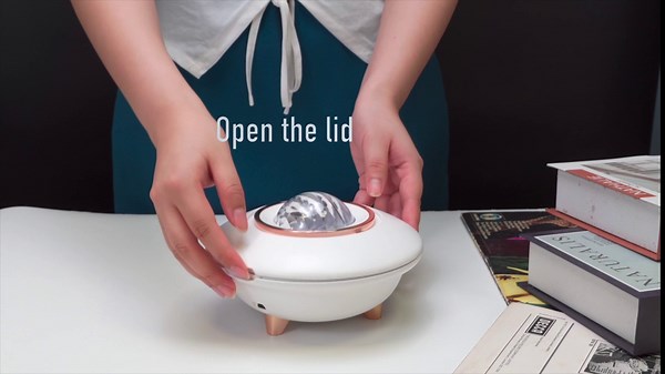 Aromatherapy Essential Oil Diffuser for Home Bedroom Star Light Projector 7 Modes White Noise Aromatherapy Diffuser Waterless Auto-Off 120ml, Ideal Gift, Black